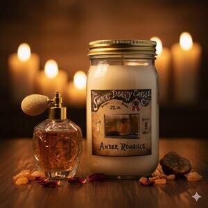 Amber Romance - 32 oz Coconut Wax Candle